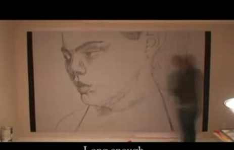 Painting with French Fry Grease